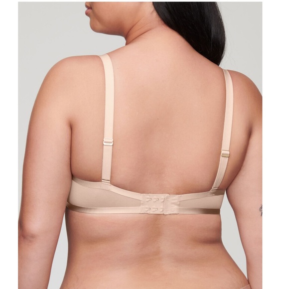 NWT CUUP Plunge Mesh Bra in Sand, 34D - Picture 3 of 3